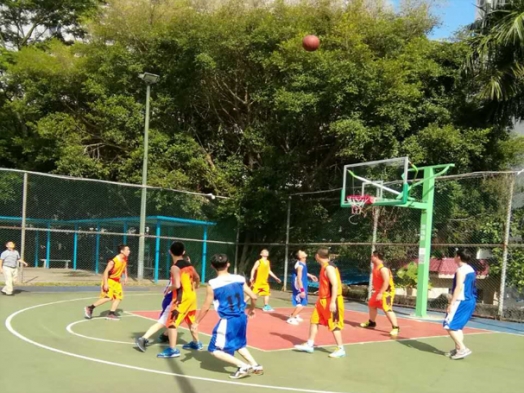 The company holds basketball games